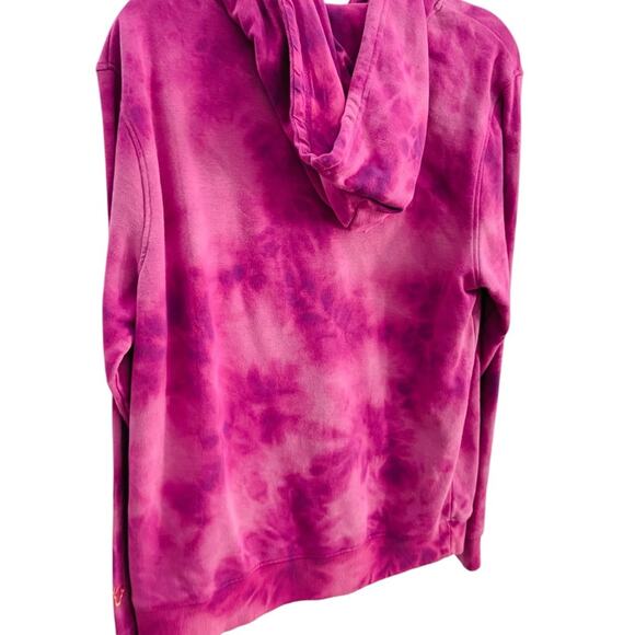 NWOT Neff No Bad Vibes Pink Tie Dye Hoodie - Picture 7 of 8